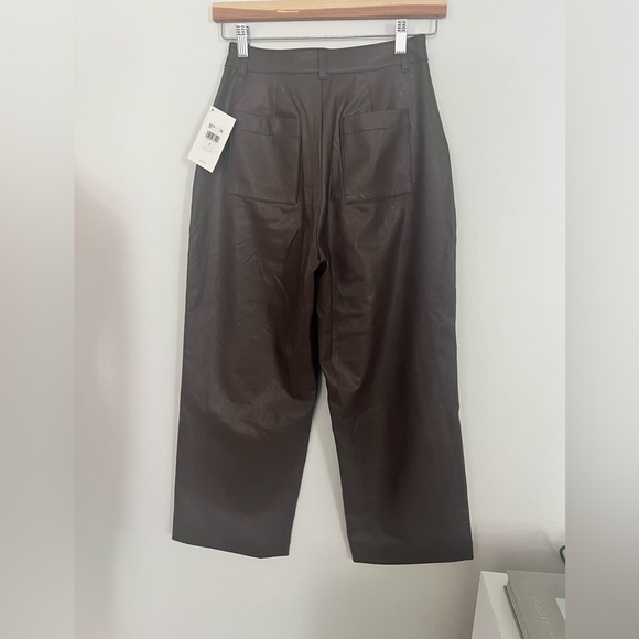 Splendid - vegan leather wide keg pants- size 2 
NWT - Picture 5 of 7
